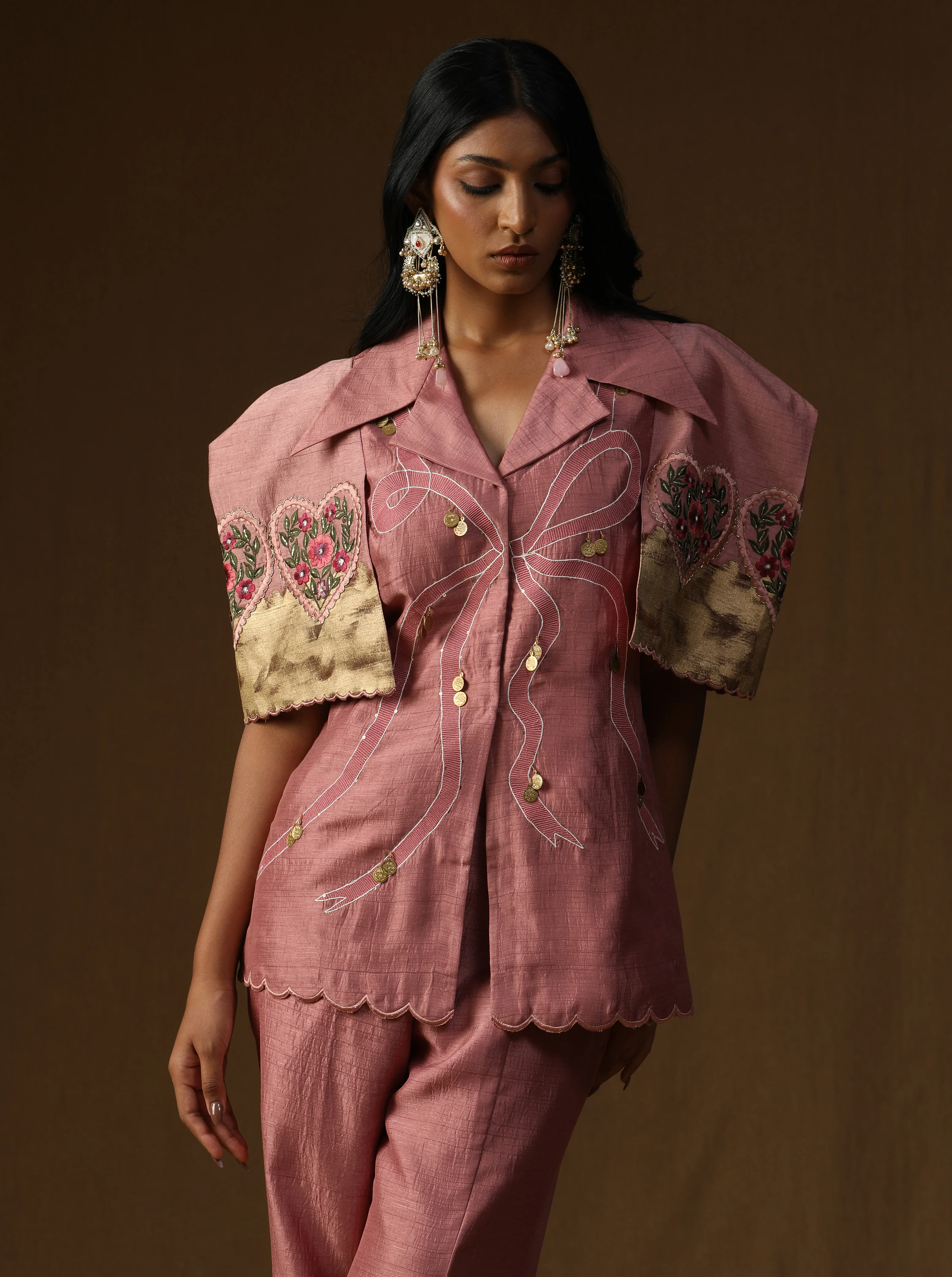 Chitra Gulab Noor – The Artisan Rooh Co-ord Set - Image 3