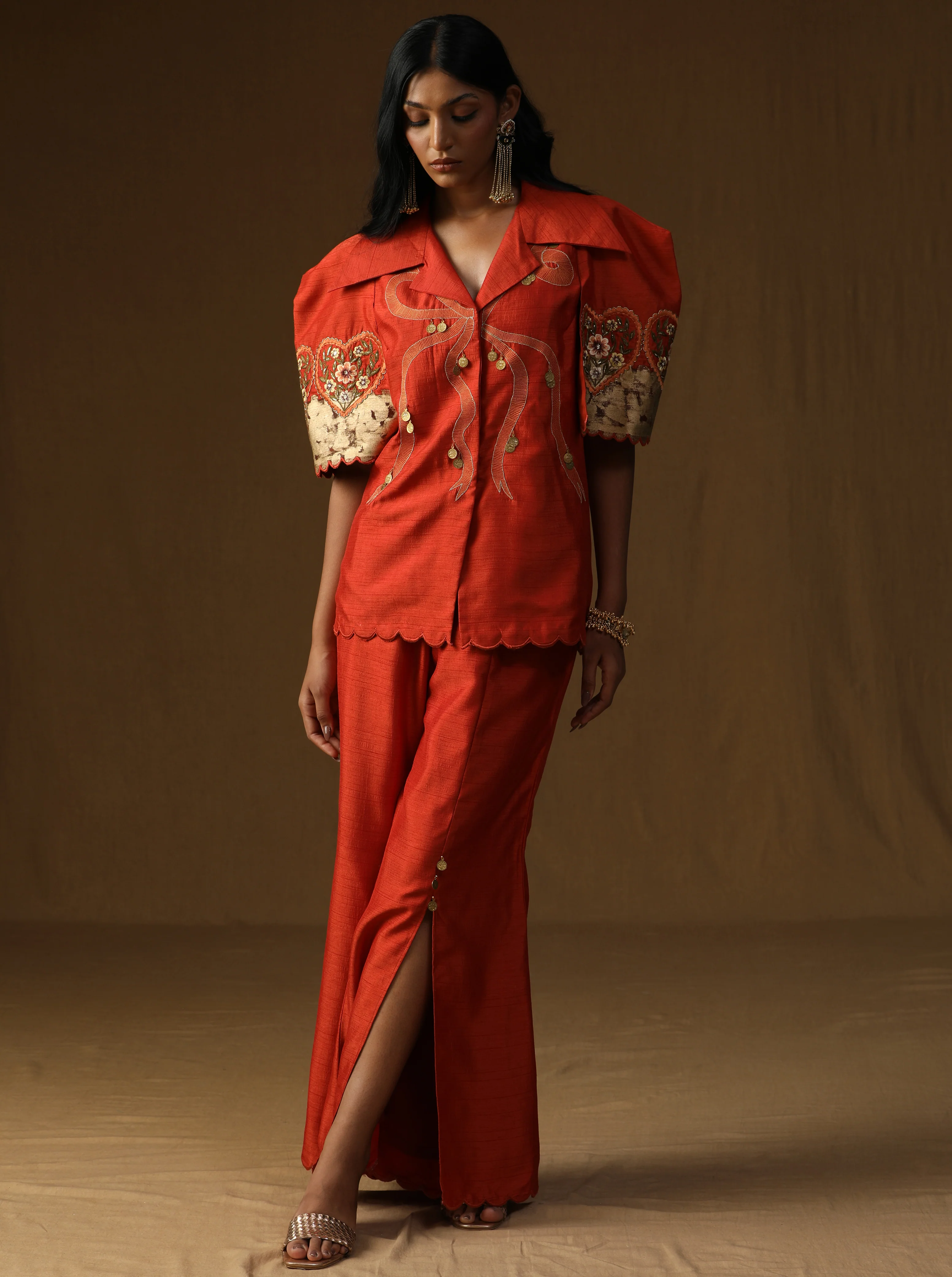 Chitra Kesar Noor – The Artisan Rooh Co-ord Set - Image 3