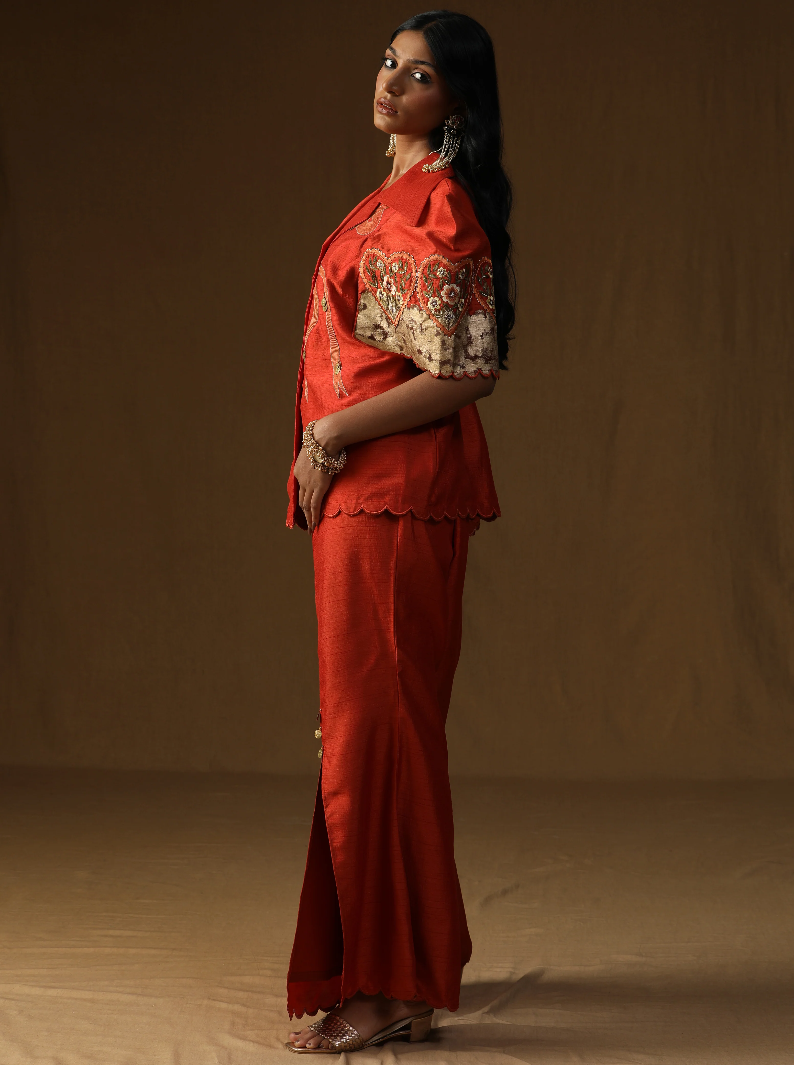 Chitra Kesar Noor – The Artisan Rooh Co-ord Set - Image 4