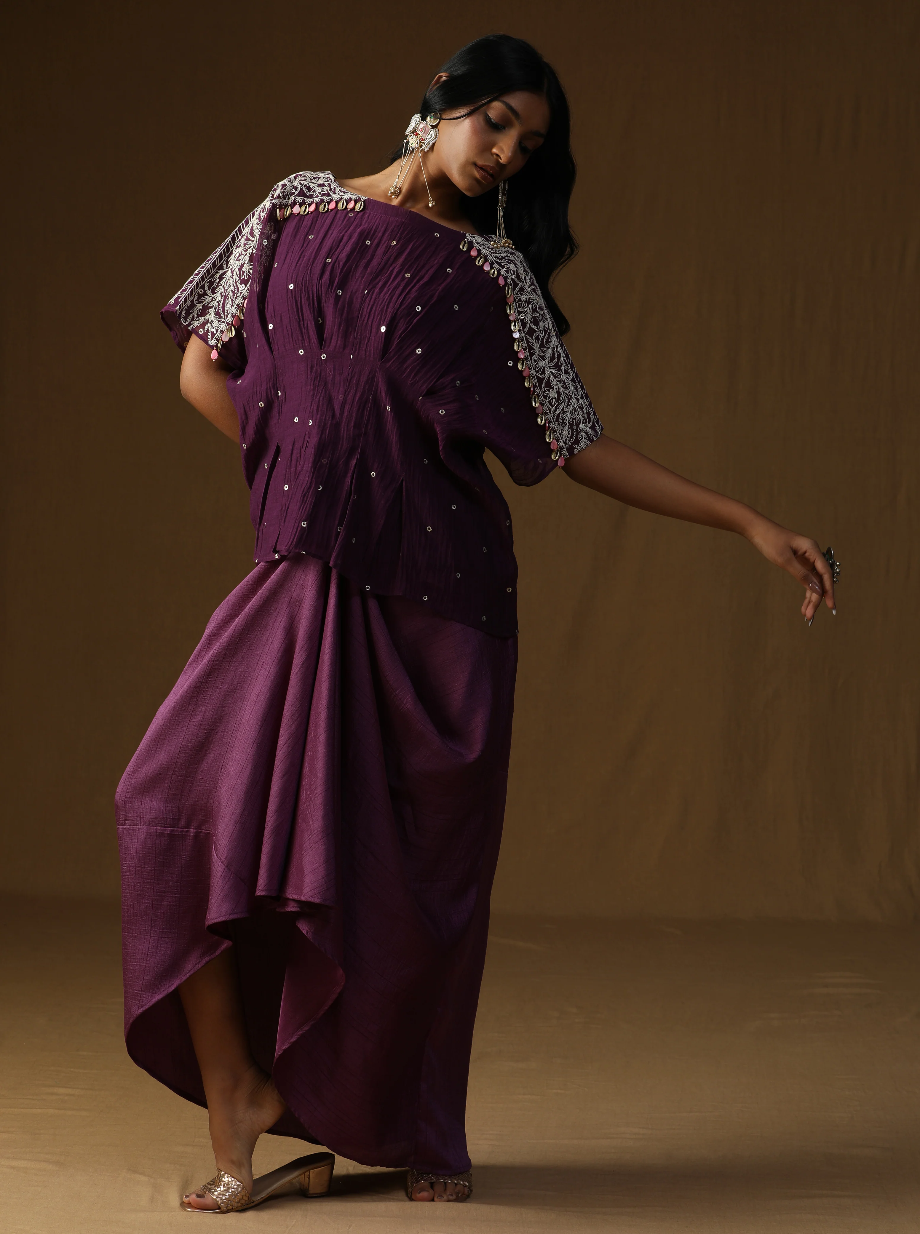 Indulekha – Noor Neel Indo-Western Set - Image 3