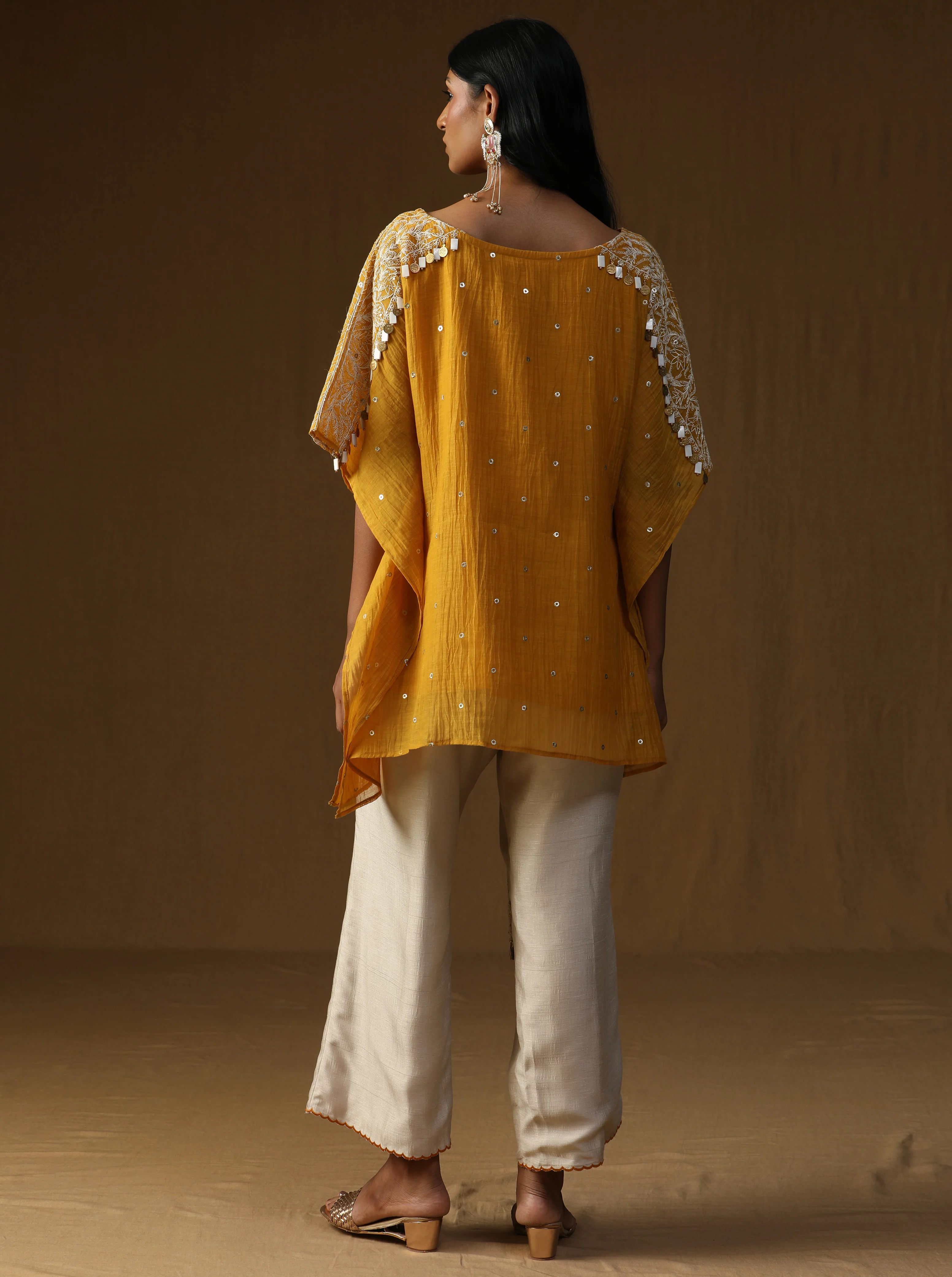 Noorika Set-Sunehri Noor Kaftan Co-ord set - Image 4