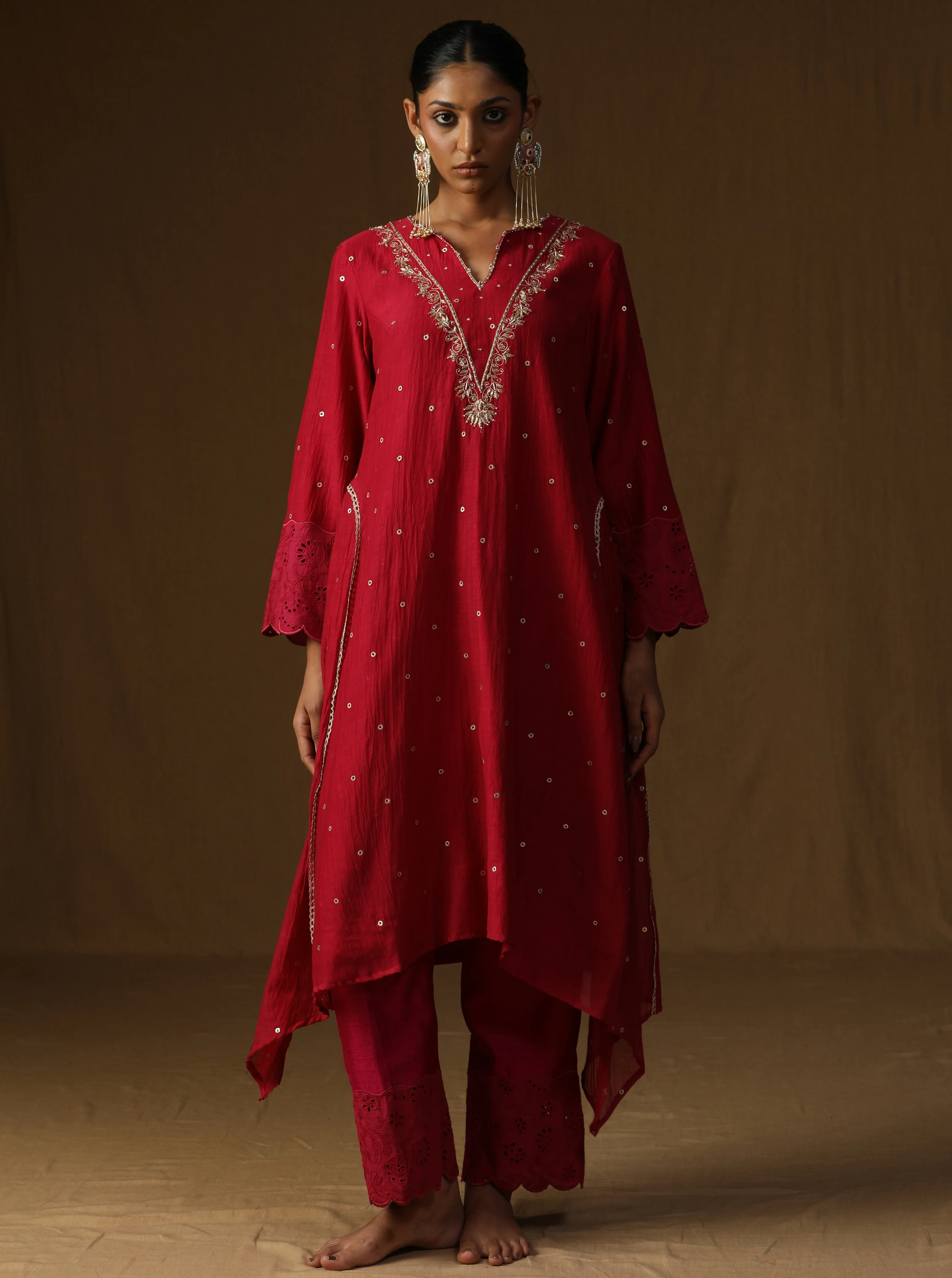Sakhi Noor Gulab Kurta Set - Image 4