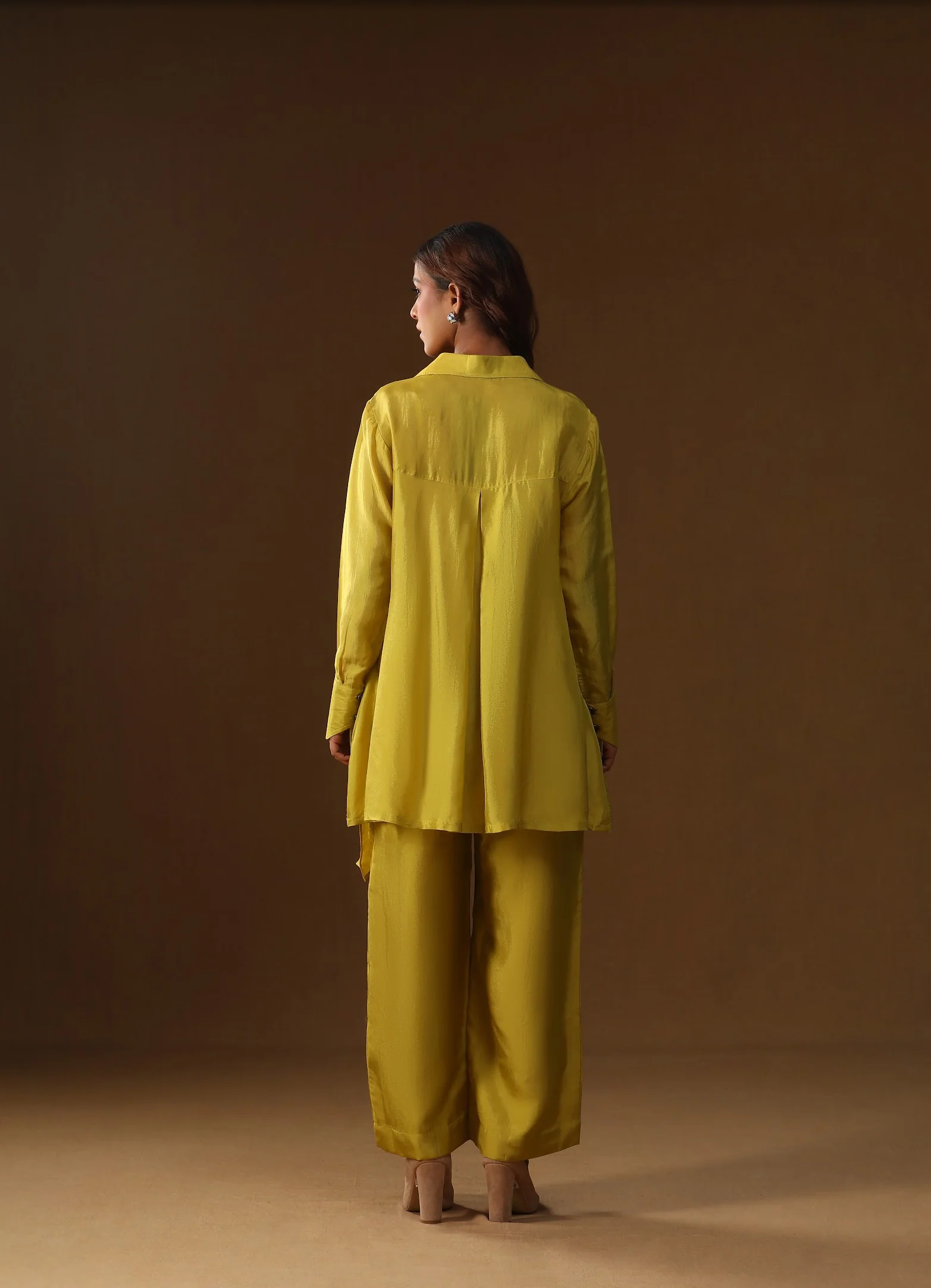 Yellow handpainted coord set - Image 5